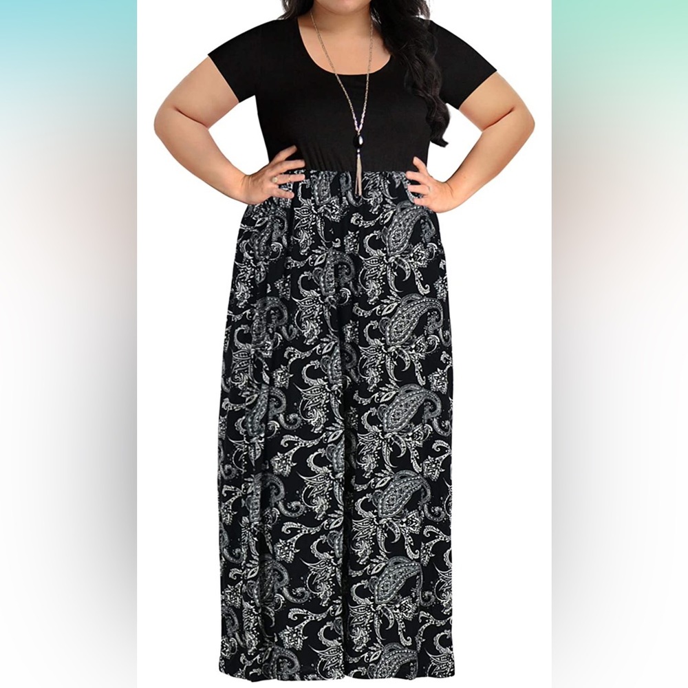 Short Sleeve Maxi Dress